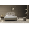 Letto matrimoniale Bianca con bottoni made in Italy