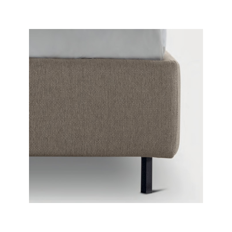 Letto matrimoniale Bianca con bottoni made in Italy