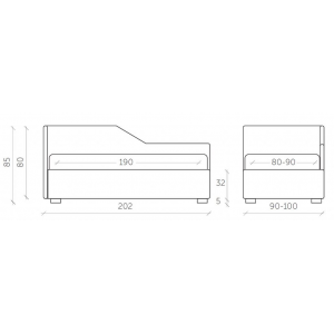 Zoom Dormeuse joker made in Italy