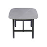 Salotto Almeria Alluminio Antracite Tavolino Gress Moia