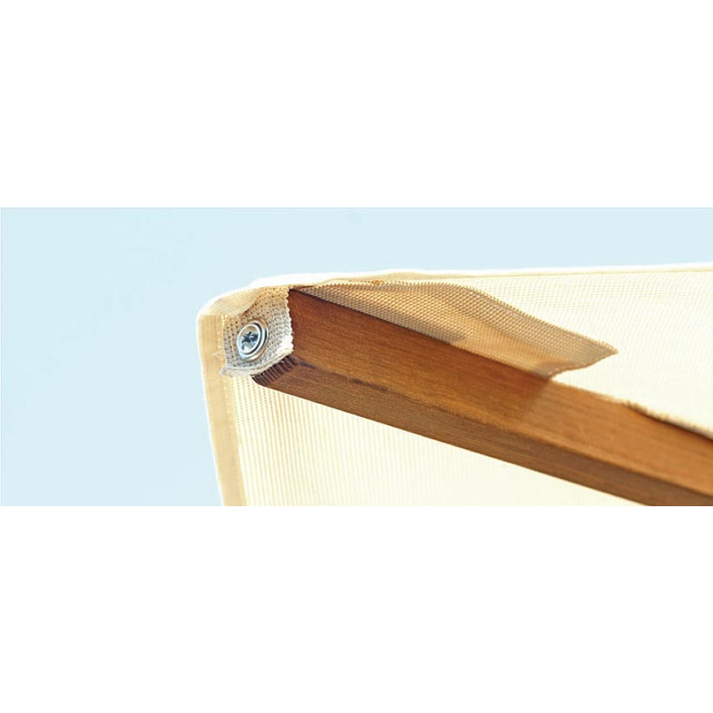 Ombrellone Torino 3x4 legno acrilico Olefin Moia resistente