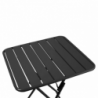Tavolo metallo rovigo pieghevole antracite cm 60x60h72
