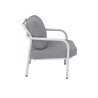 Salotto Almeria Alluminio Bianco Tavolino Gress Moia