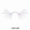 Luce ramo 144 led bianco caldo cm 130x80alimentazione fissa uso esterno