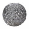 Sfera vetro led argento cm ø15h14