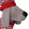Fermaporta tessuto cane scozzese grigiocm34x17h23