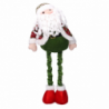 Babbo natale tessuto verde rosso cm 30x10h52