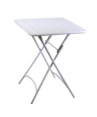 Zoom Tavolo metallo ROVIGO con2 sedie bianco