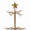 Albero di natale metallo oro cm 73x73h200