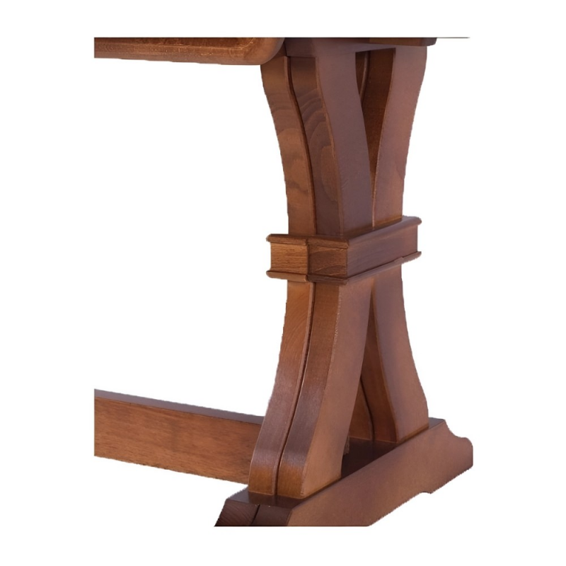 Tavolo allungabile Polignano 180x100 legno massello elegante