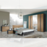 Set 2 comodini Borghese noce dark eleganti e pratici