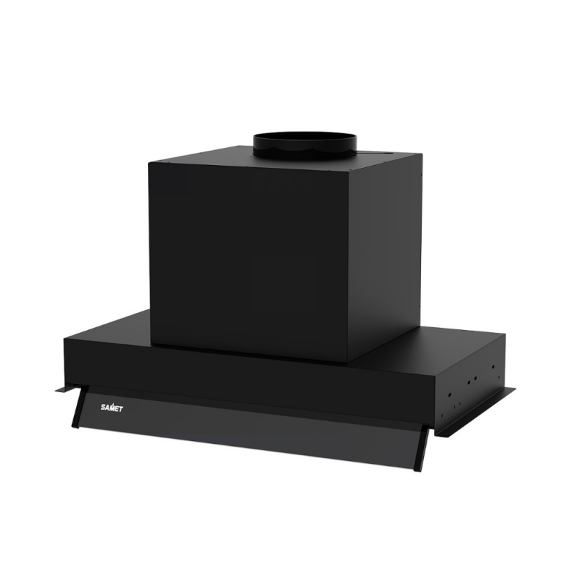 Cappa sottopensile Samet Kripto60 nera classe D | Cappe cucina