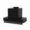 Cappa sottopensile Samet Kripto60 nera classe D | Cappe cucina