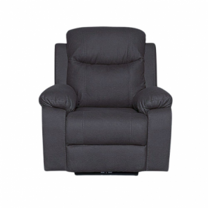 Zoom Poltrona Chicago reclinabile elettrica in tessuto Twist 20 grigio