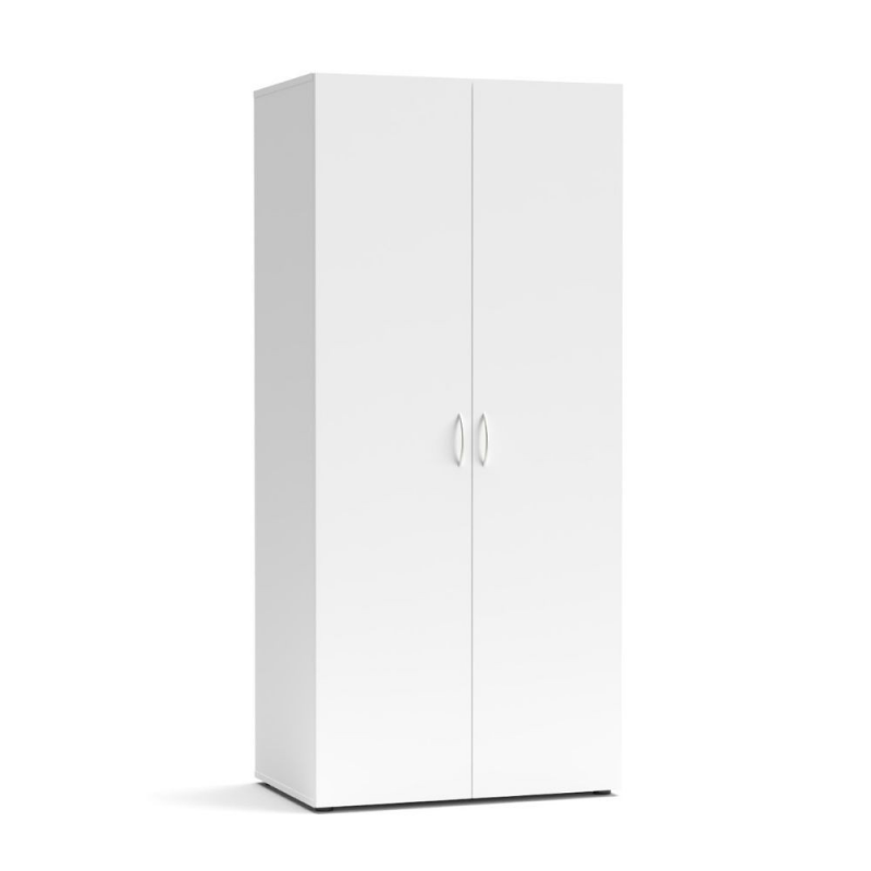 Armadio 2 ante Seba 2 colore bianco pratico e moderno