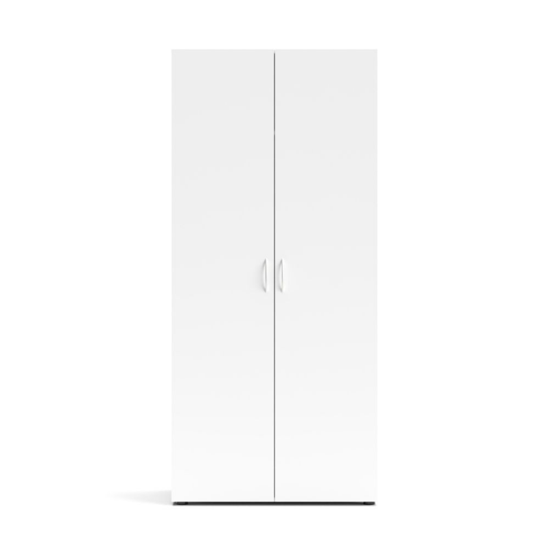 Armadio 2 ante Seba 2 colore bianco pratico e moderno