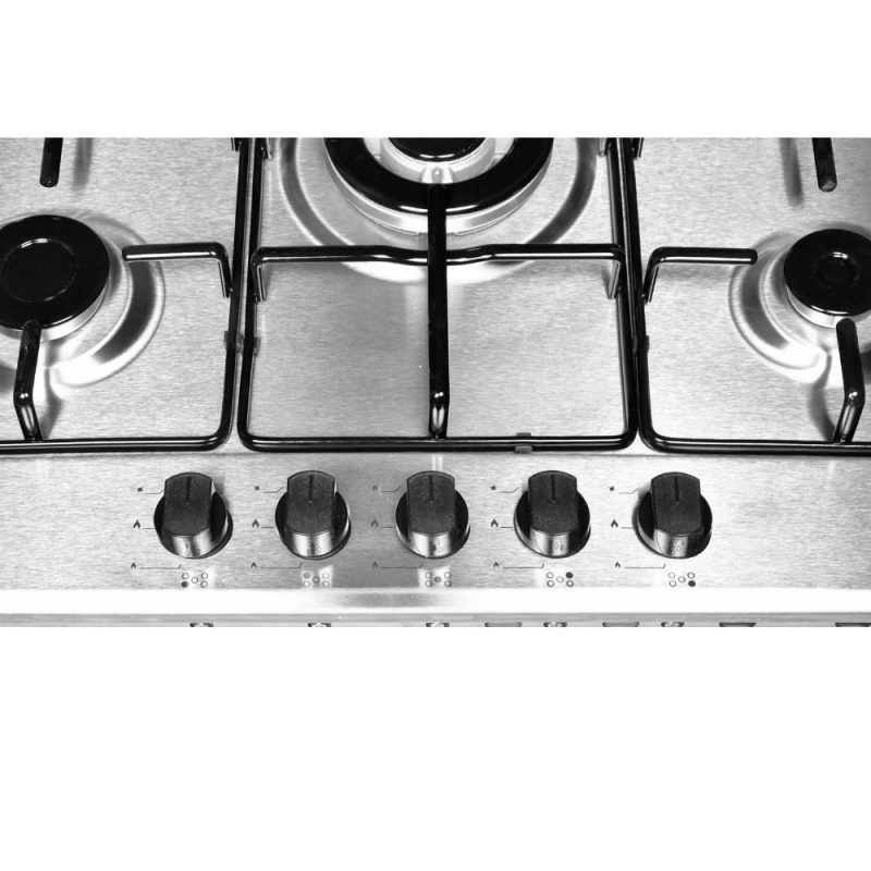 Piano cottura Samet Ercole70 a gas 70 cm 5 fuochi inox moderno