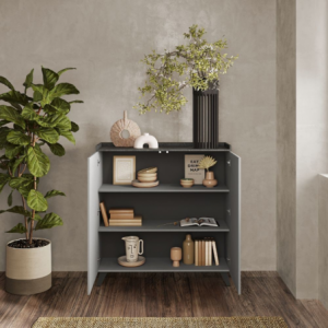 Zoom Contenitore Polan 2 ante colore ardesia e piombo