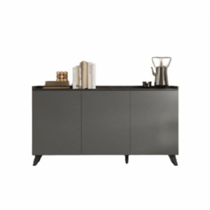 Zoom Madia Polan 3 ante colore ardesia e piombo