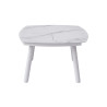 Salotto Cadice Alluminio Bianco Bracciolo Effetto Legno Moia
