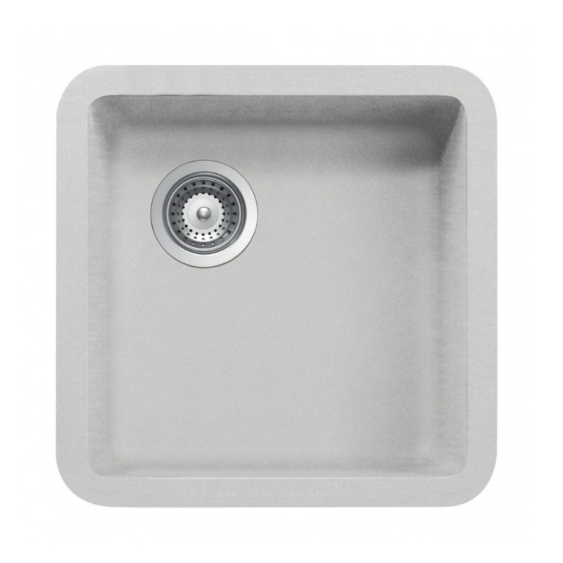 Vasca sottotop Smeg VST38AL 38x38 cm alluminio moderna e pratica