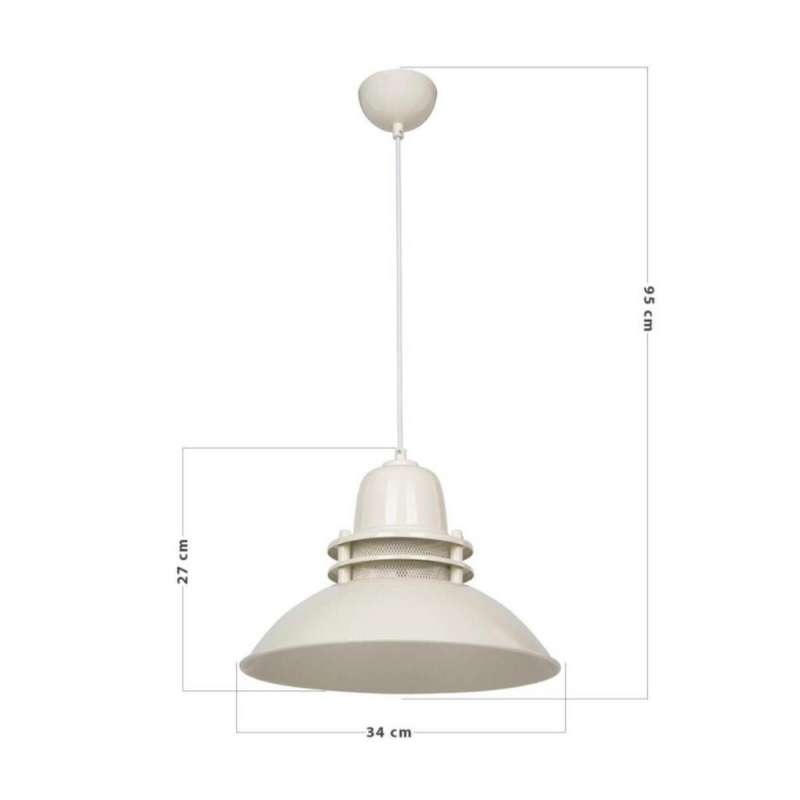 Lampada da soffitto Tibet ASZ0870 crema elegante per ogni ambiente