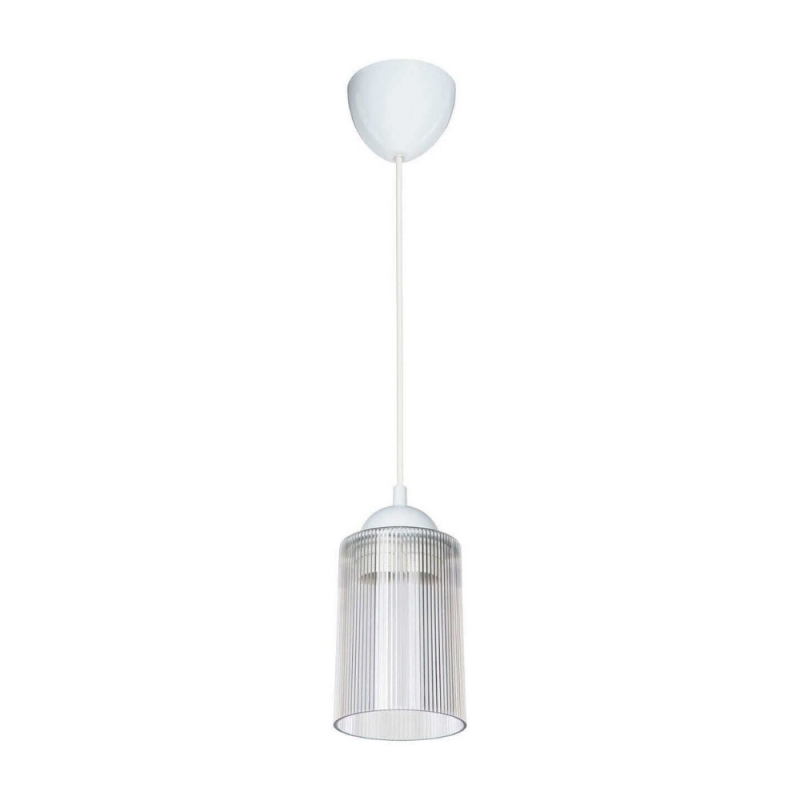 Lampada da soffitto Optical ASZ1025 paralume plastica trasparente