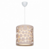 Lampada da soffitto Summer ASZ1179 intagli colore beige moderna