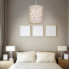 Lampada da soffitto Summer ASZ1179 intagli colore beige moderna