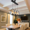 Lampada da soffitto Narissa ASZ1332 metallo nero 3 portalampada