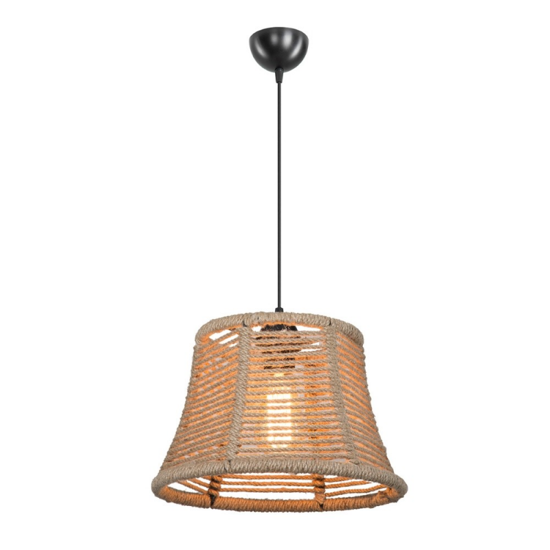 Lampada da soffitto Besta ASZ1745 paralume in iuta naturale design