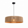 Lampada da soffitto Roya ASZ1747 carta intrecciata effetto bamboo