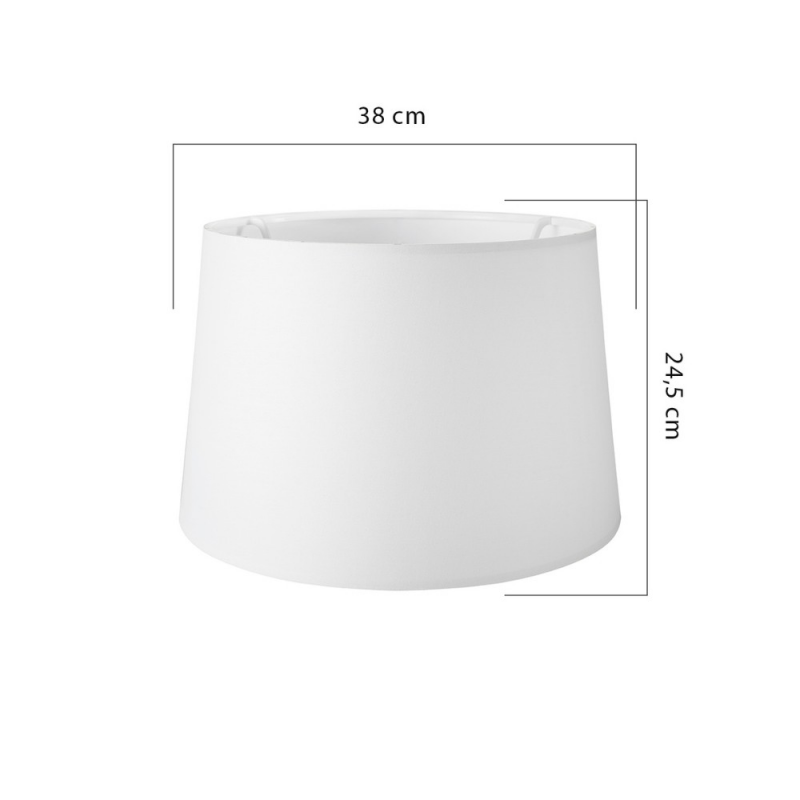 Paralume Deco MDL3567 in tessuto viola per lampada da terra