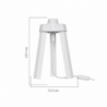 Lampada da tavolo Piko MDL4768 colore bianco design moderno