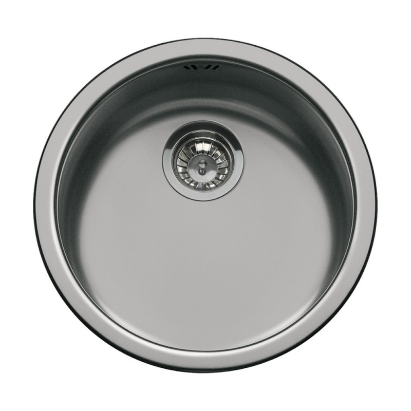 Lavello tondo Smeg 10I3PN 43,5 cm PVD nero opaco design moderno