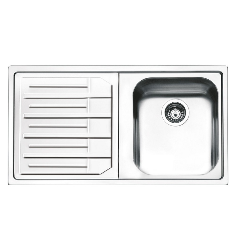 Lavello Smeg LP861S2 inox 1 vasca con gocciolatoio sinistro