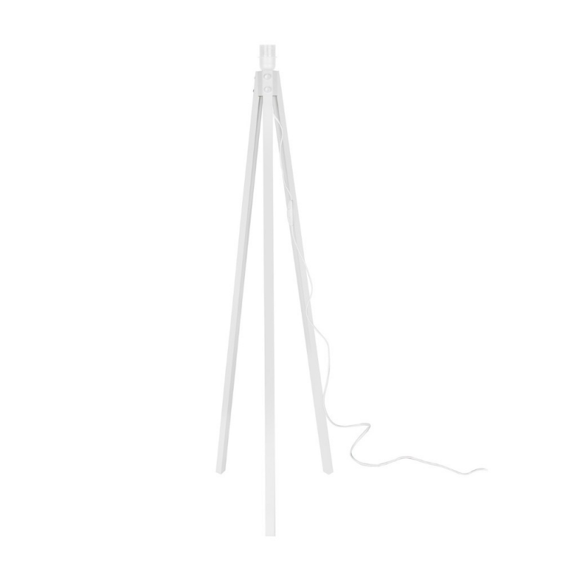Lampada da terra Rodibi3012 piantana bianca paralume rosa moderna