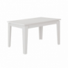 Tavolo allungabile Tolmen bianco 140x80/190 cm moderno e pratico