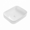 Lavabo da appoggio BOWL9391B in ceramica 50x39x13 cm. bianco