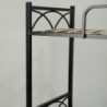 Letto a castello Wind bianco – Struttura in metallo robusta
