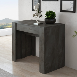 Consolle allungabile Luka con 4 allunghe colore ossido moderna