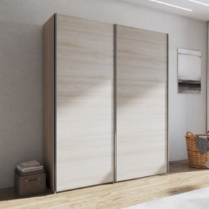 Armadio Corrent180 2 ante scorrevoli olmo perla moderno