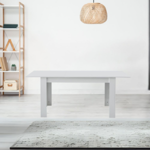 Tavolo allungabile Tony bianco 140x90x78 cm moderno e pratico