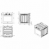 Forno incasso Giove multifunzione inox timer meccanico
