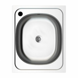 Lavello incasso N205AS 40x50 cm monovasca inox pratico