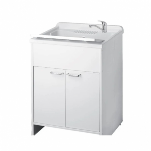 Mobile lavatoio Garden 60x50 cm 2 ante bianco bagno