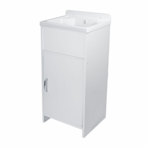 Mobile lavatoio Rocco esterno 42,5x34,5cm bianco compatto