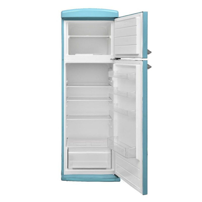 Frigorifero doppia porta Atlantic blue 311 lt stile retrò