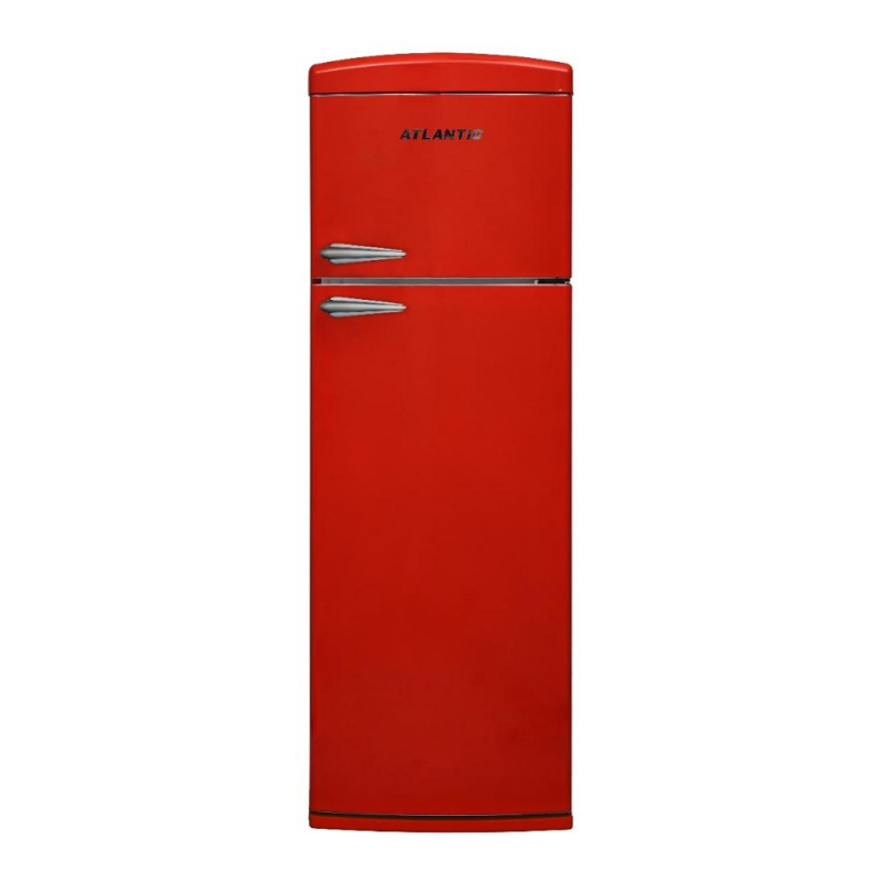Frigorifero doppia porta Atlantic rosso 311 lt stile retrò