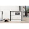 Cucina A Legna Stufa 9 Kw Cappuccino Beatrice L87xP51xH79 Ecodesign